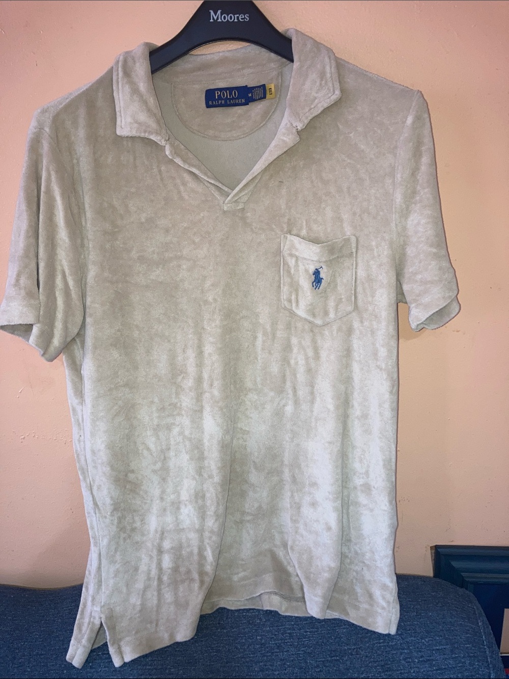 Polo by Ralph Lauren Light Sage Terry Short-Sleeve Polo